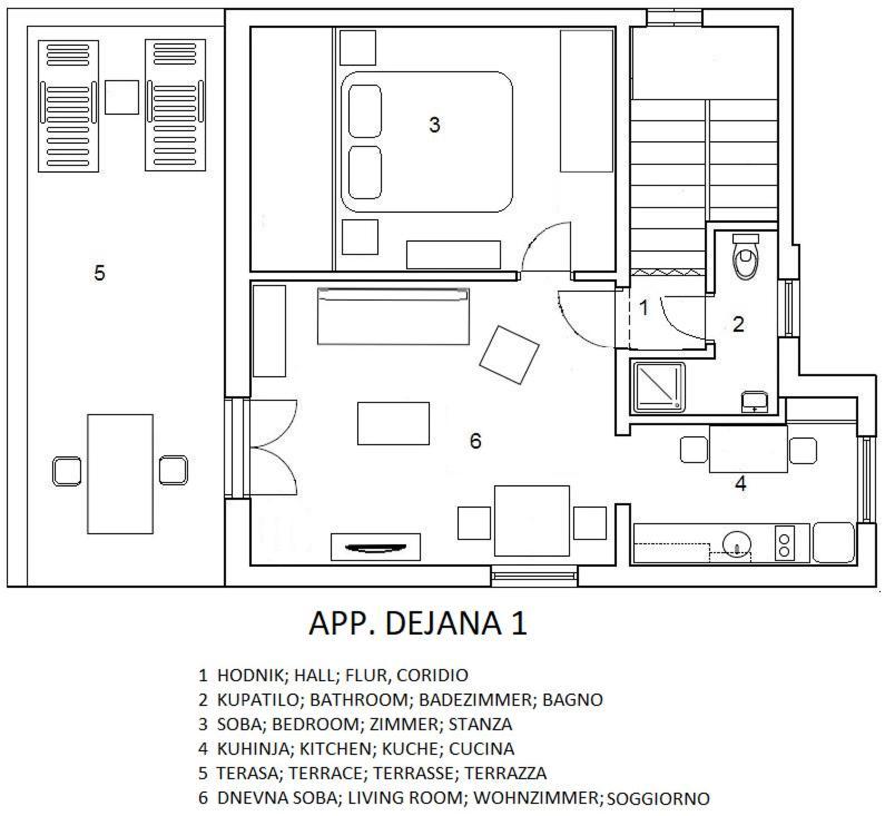 Apartments Dejana Štinjan Kültér fotó